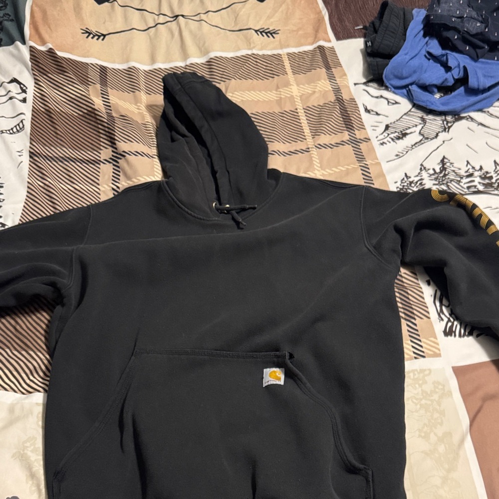 Carhartt Black Pullover Hoodie